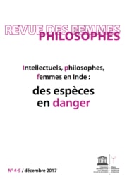 Intellectuels, philosophes, femmes en Inde : des espèces en danger