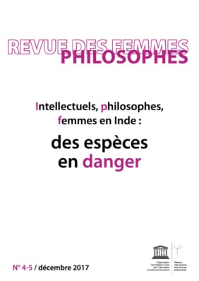Intellectuels, philosophes, femmes en Inde : des espèces en danger